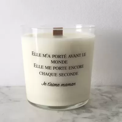 Elle m'a porté avant le monde, elle me porte encore chaque seconde... Je t'aime maman